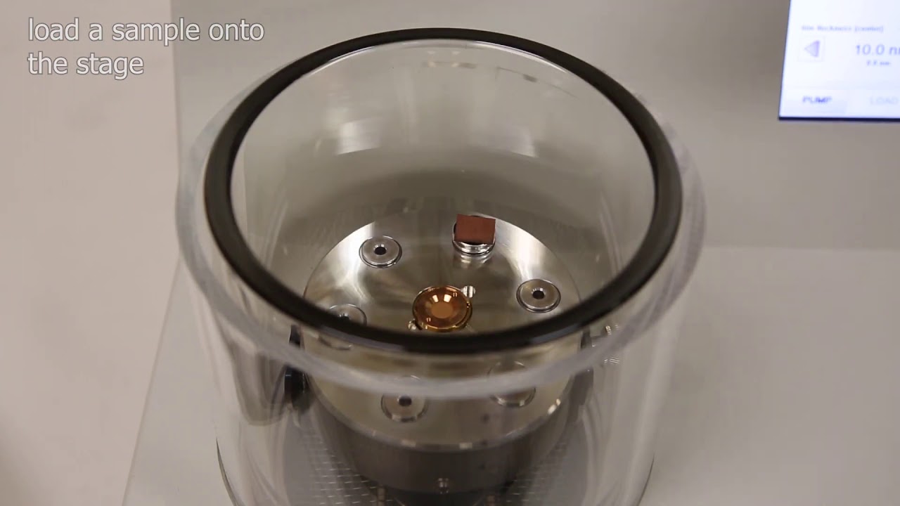 SEM: Carbon Coating Workflow