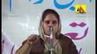 preview picture of video 'Poetess Shaista Sana at Mushaira, Balrampur - 2013 'Padhe Likhe bhi Mehfil mein...''