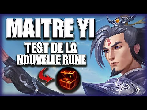 MAITRE YI TEST DE LA NOUVELLE RUNE |  Full game diamant (quelques cuts) - League of Legends