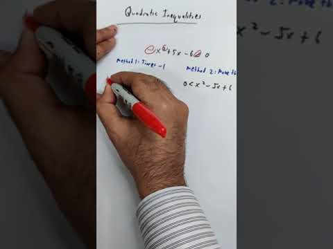 S1C2 Quadratic Inequalities: Smiling Graph Method