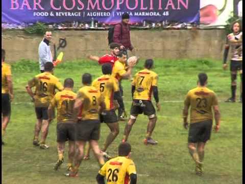 amatori rugby alghero   rugby Bergamo sintesi
