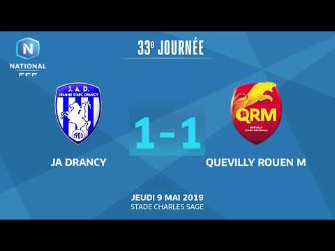 J33 : JA Drancy - Quevilly Rouen M. (1-1), le résumé I National FFF 2018-2019