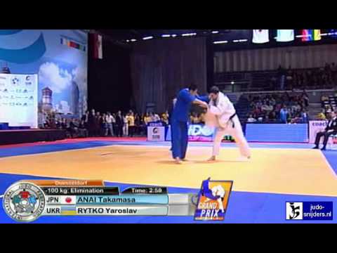 Judo 2010 Grand Prix Dusseldorf: Takamasa Anai (JPN) - Yaroslav Rytko (UKR) [-100kg]
