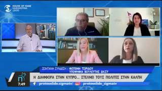Τηλεοπτική παρουσία Sigma TV με θέμα “Η Διαφθορά στέλνει τους πολίτες στην κάλπη”