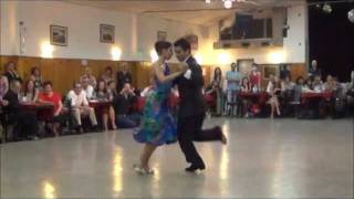 ROXANA SUAREZ & SEBASTIAN ACHAVAL bailando el Vals DICHAS QUE VIVI en la MILONGA LA BALDOSA