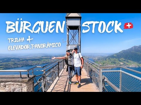 Hiking day in the Swiss Alps | BÜRGENSTOCK + Europe's tallest outdoor panoramic elevator! 🇨🇭