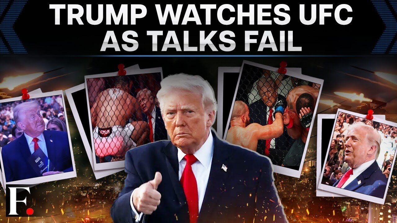 Trump at UFC as Iran War Talks Collapse; Vance Announces 'No Deal' in Pakistan