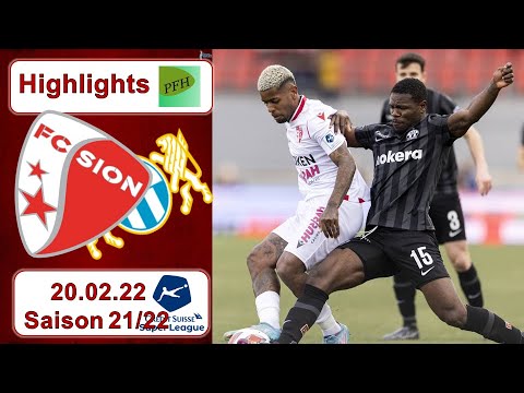 Highlights: FC Sion vs FC Zürich (20.02.22)