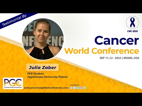 Julia Zaber - Testimonial at Cancer World Conference CWC 2023