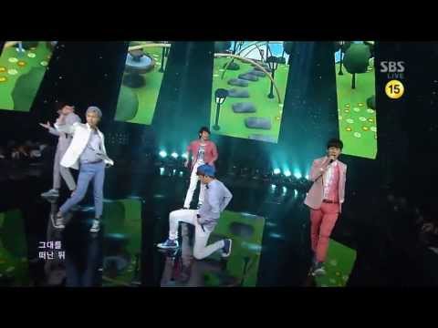 [1080p HD] 130421 Inkigayo ZE:A5 feat. Kwanghee - The Day We Broke Up
