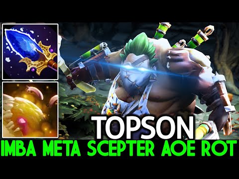 TOPSON [Pudge] Created New Monster Mid Scepter AOE Rot Dota 2