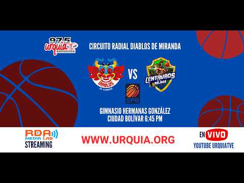 En Vivo  Diablos de Miranda Vs Centauros de Bolívar Súper Liga Profesional de Baloncesto