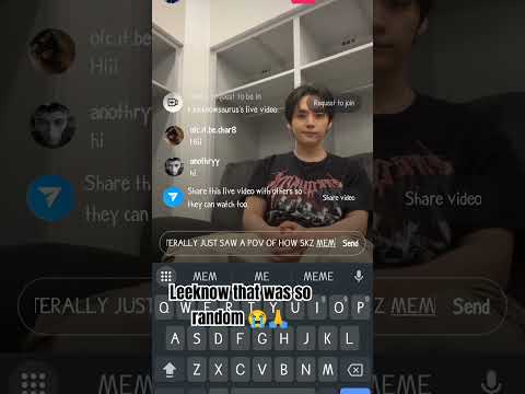 it hadn't even been 1 minute and he ended his live 😭🙏 #leeknow #leeminho #straykids