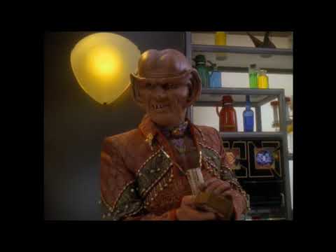 She's charged with... earning profit (DS9: Family Business)