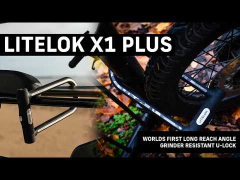 LITELOK X1 PLUS - The World's first long reach angle grinder resistant U-Lock