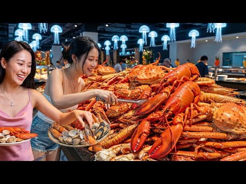 $20 All You Can Eat Seafood Buffet in Hanoi — King Crab & Lobster Included