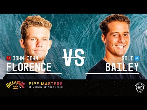 John John Florence vs. Soli Bailey - Round of 16, Heat 6 - Billabong Pipe Masters 2019