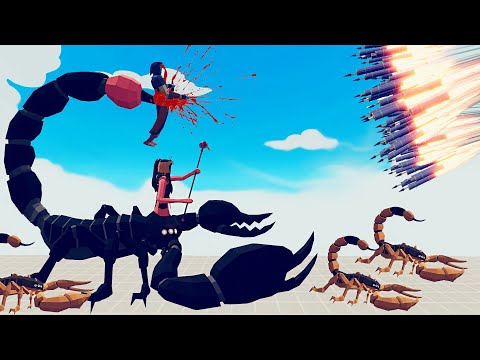 SCORPION vs EVERY GOD | Totally Accurate Battle Simulator-TABS