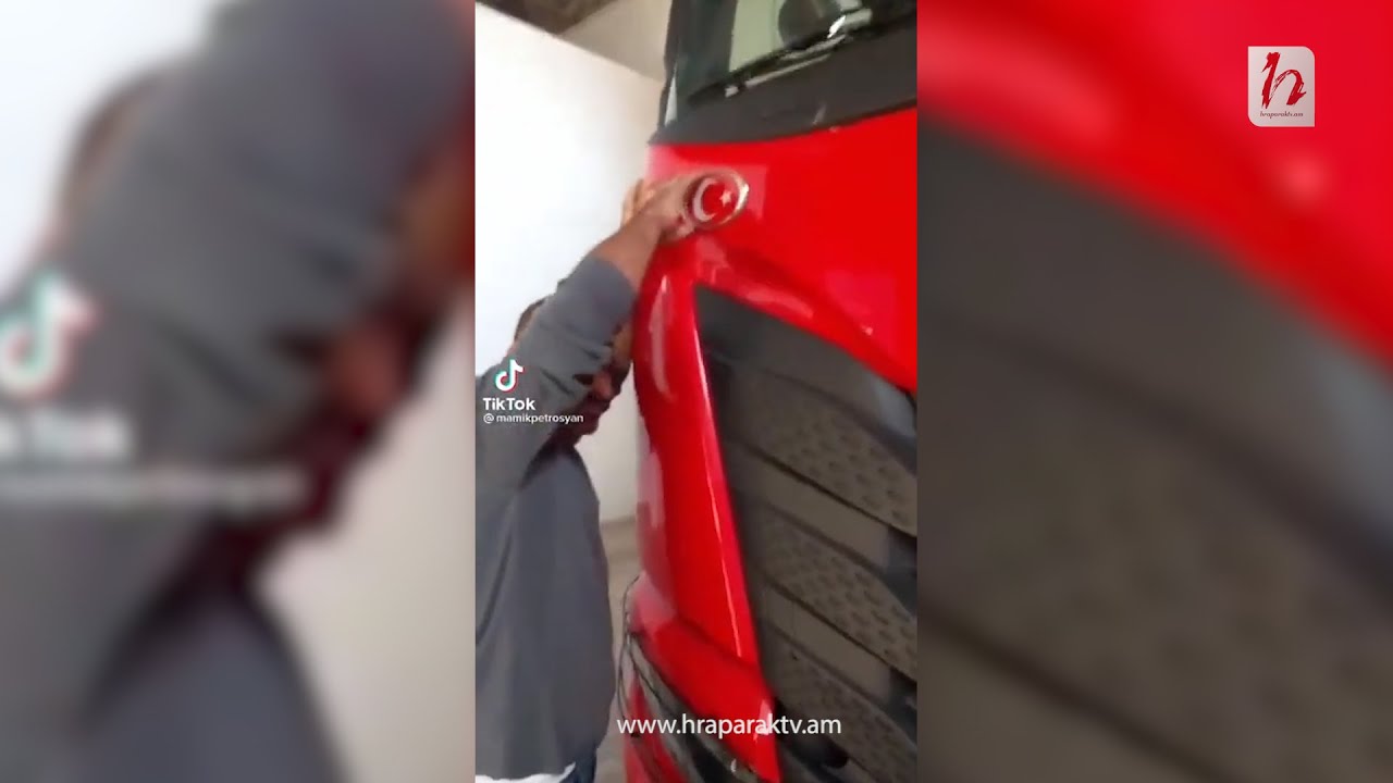 Հայը ստիպում է Սյունիքով անցնող բեռնատարից պոկել թուրքական դրոշը