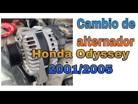 COMO CAMBIAR ALTERNADOR HONDA ODYSSEY 2001/2005