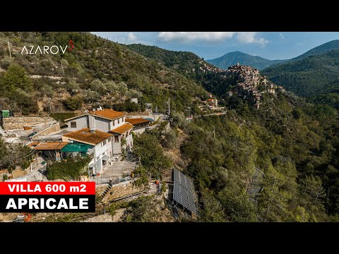 🍀 For sale villa in Apricale 680 m2