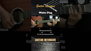 White Flag -  Dido | EASY Guitar Tutorial with Chords / Lyrics - Guitar Lessons