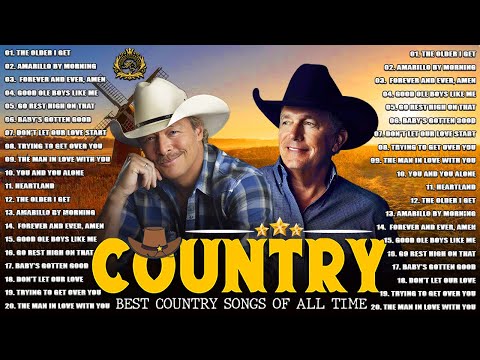 Alan Jackson, George Strait Greatest Hits COLLECTION FULL ALBUM 👑Best Old Country Music Collection
