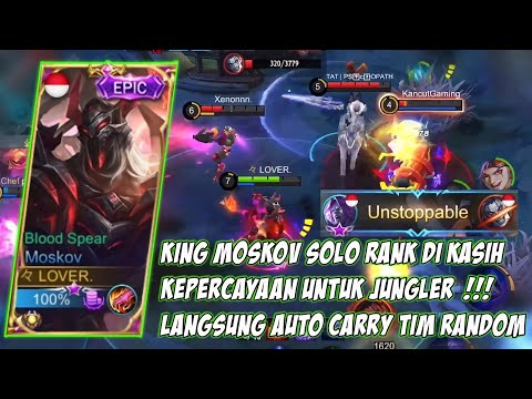 TIPS & TRICKS PRO MOSKOV JUNGLER BUAT PLAYER SOLO, FAST FARMING & FAST ROAMING SEASON 18