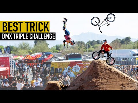 PUSHING THE LIMITS - BEST TRICK JAM - BMX TRIPLE CHALLENGE - GLENDALE, ARIZONA