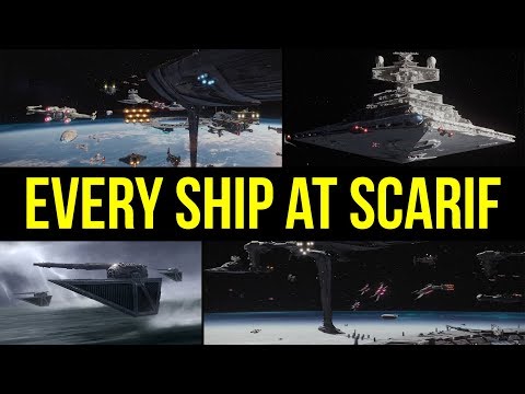 Every Ship at the Battle of Scarif Explained | Star Wars Canon Lore