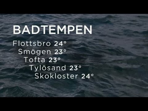 Badtemperaturerna är höga i landet - Nyhetsmorgon (TV4)