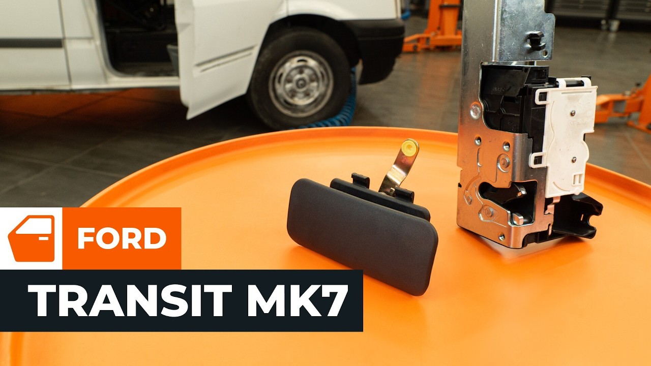 Comment changer une poignée extérieure de portière avant sur le Ford Transit Mk7 van : guide de remplacement