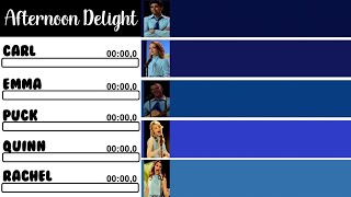 Glee - Afternoon Delight | Line Distribution + Lyrics