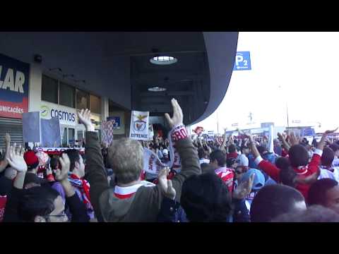 Chegada ao estádio do Dragão Porto-Benfica de 02/05/2010