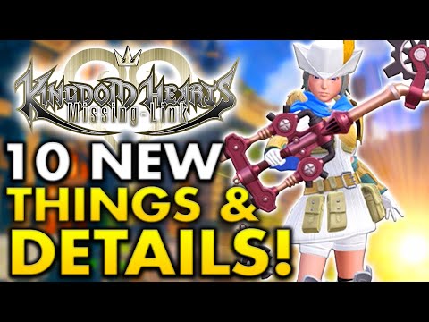 10 Kingdom Hearts Missing Link New Things and Details to Know!