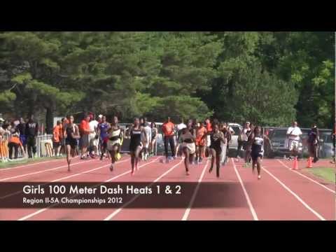 Region II-5A Girls 100 Meters Heats 1 & 2.mov