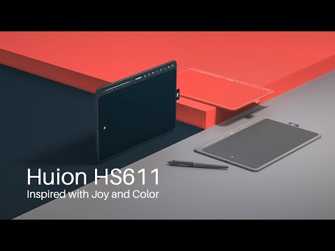 Миниатюра изображения товара Графический планшет Huion HS611 (серый космос)