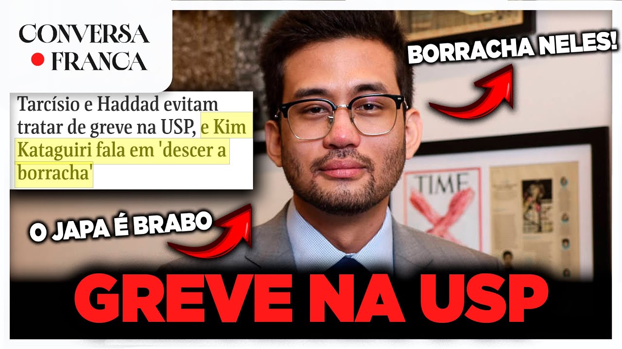 KIM KATAGUIRI RESOLVE GREVE NA USP?! | CONVERSA FRANCA | Luiz França e Willian Rocha