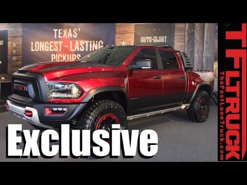 Listen to the New Ram Rebel TRX Concept Truck's 575 HP HEMI Roar!