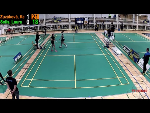 Czech Junior 2018 WS Semi Final  Zuzáková-Solis