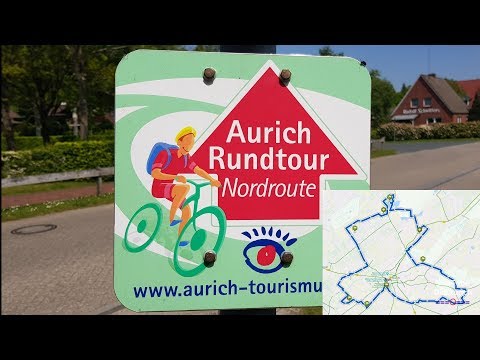 Auricher Rundtour Nordroute mit Standort Ostfriesland Aurich Tourismus Ostfriesland Fahrrad