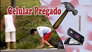 preview picture of video 'Celular Pregado no Chão | Pegadinha'