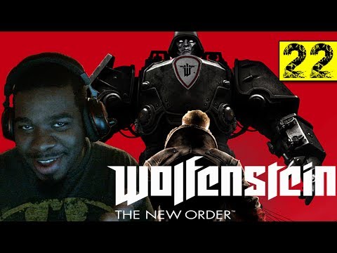 Wolfenstein The New Order Gameplay Walkthrough Part 22 - Secret Base - Wolfenstein Black Guy
