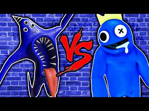 Nabnab (Garten of Banban 2) Vs. Blue (Rainbow Friends) - Batalha de Rap - Combate dos Games