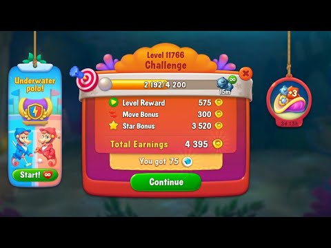 @Fishdom Win Strikes Level 11762 - Special Level Challenge 11766