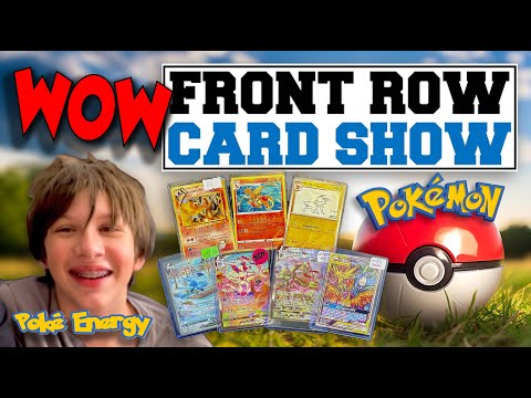 We traded for $1500 worth of cards at the Front Row Card Show and then opened packs when we got home