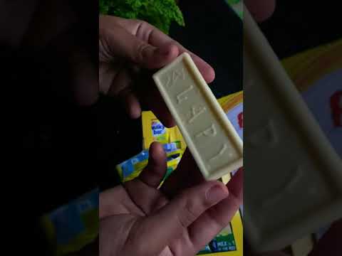 #yummy eating milkybar #familypack#with activity book#soyummy#asmr #chocolate #some lots #shorts
