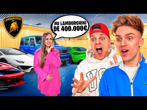 WE REACT TO THE MILLIONAIRE GIRL'S SUPERCARS… She gives us a Lamborghini