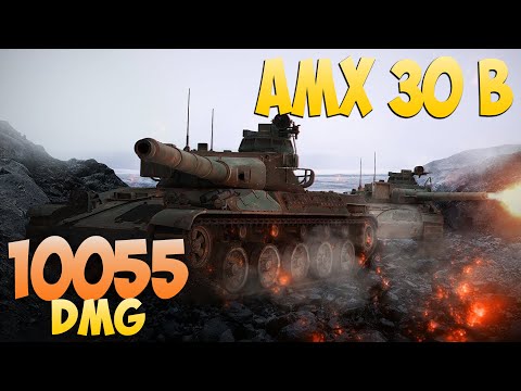 AMX 30 B - 4 Kills 10K DMG - One is not a warrior! - World Of Tanks
