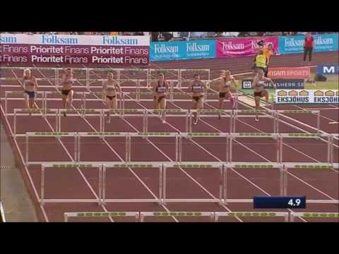 Sanna Kallur 13,06 - 100 meter häck - Karlstad GP - 27 juli 2016